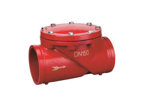 溝槽式橡膠瓣止回閥