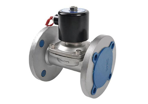 不銹鋼水用法蘭電磁閥