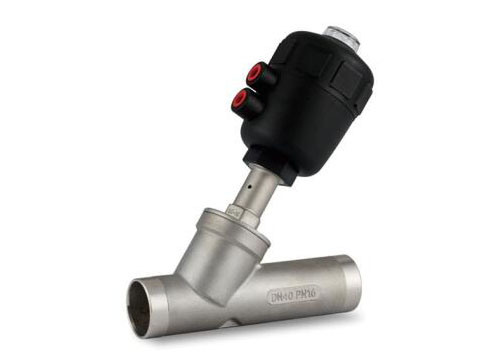 塑料頭氣動(dòng)焊接角座閥