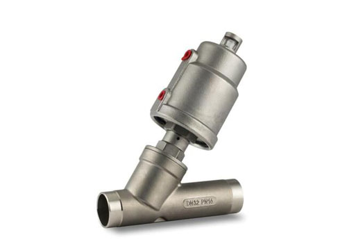 不銹鋼頭氣動(dòng)焊接角座閥