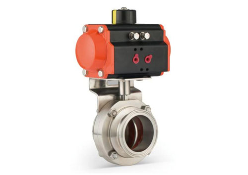 氣動衛(wèi)生級快裝蝶閥